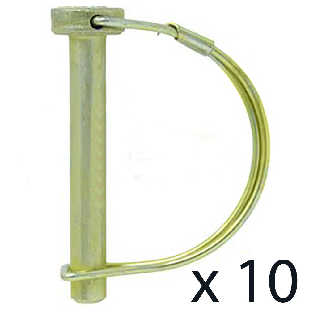Qty 10: Round Lock Pin  Fits John Deere Replaces PM00265
