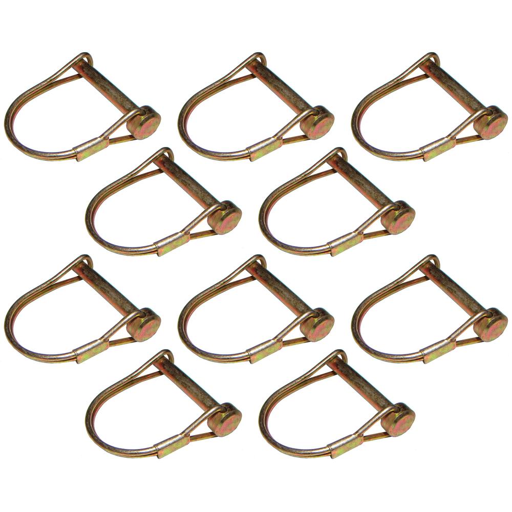 PTO Wire Shaft Round Locking Pin 1/4” x 1-3/4” (10-Pack) P14PTL 4021413