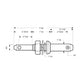 S.206 Lower Link Implement Pin - Dual (Fits CAT. 1/2)