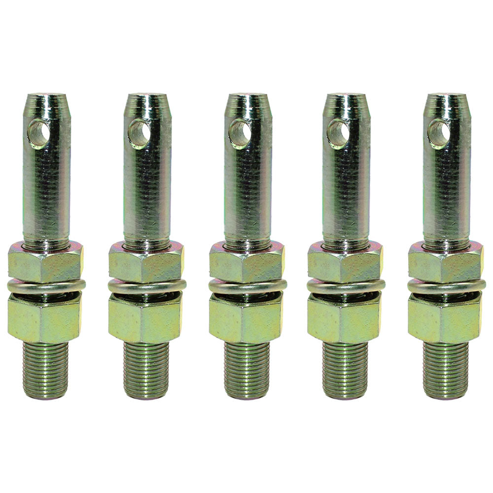 Qty 5: Adjustable Lift Arm Pin (Fits CAT. 0) Fits Farmex Replaces 03137