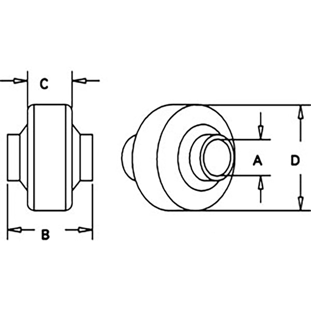 Weld-on Ball Fits Universal Products Replaces 49G14