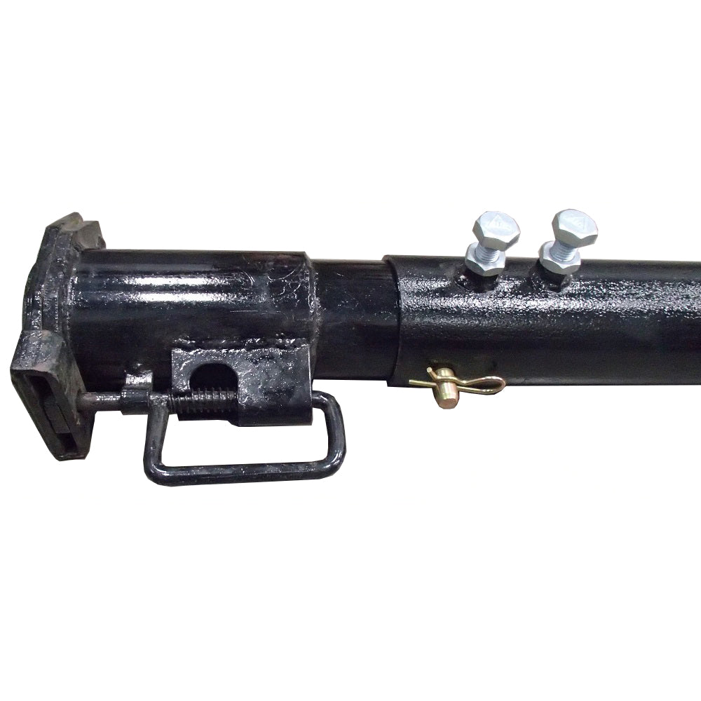 Round Tube Gooseneck Coupler w/ 2 Set Screws & Pins - 2-5/16", 25K