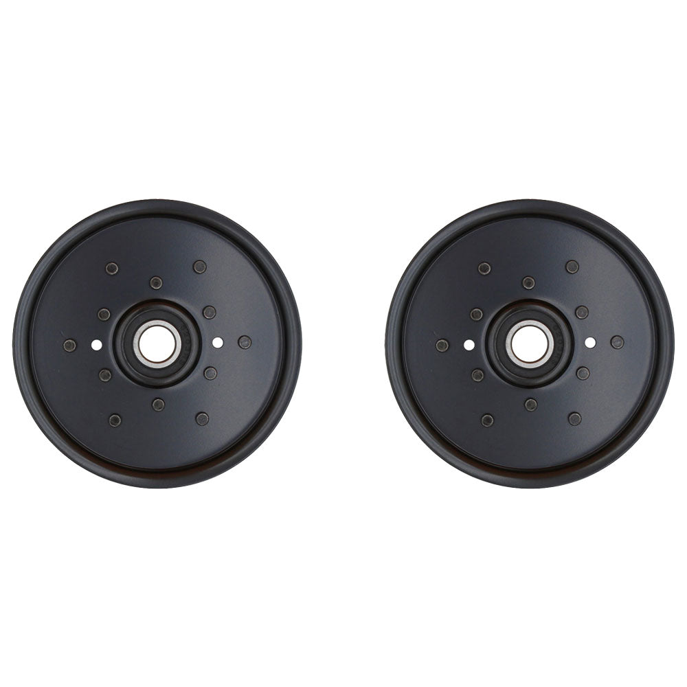 Qty 2: Flat Idler Pulley
 Fits Sabre Replaces AM106627