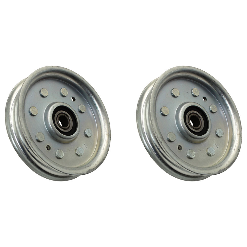 Qty 2: Flat Idler Pulley Fits Grasshopper Replaces 393225