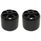 Two Plastic Deck Wheels M115245 Fits John Deere Compact Tractor 3320 4410