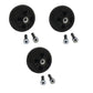 3 Plastic Deck Wheel Kits Fits John Deere F680 F687 F710 F725 F735 AM125172