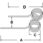 E-51000855 Tedder Tooth for Vicon Rake/Tedder (Newer)RS740, RS610, RS510, RS410