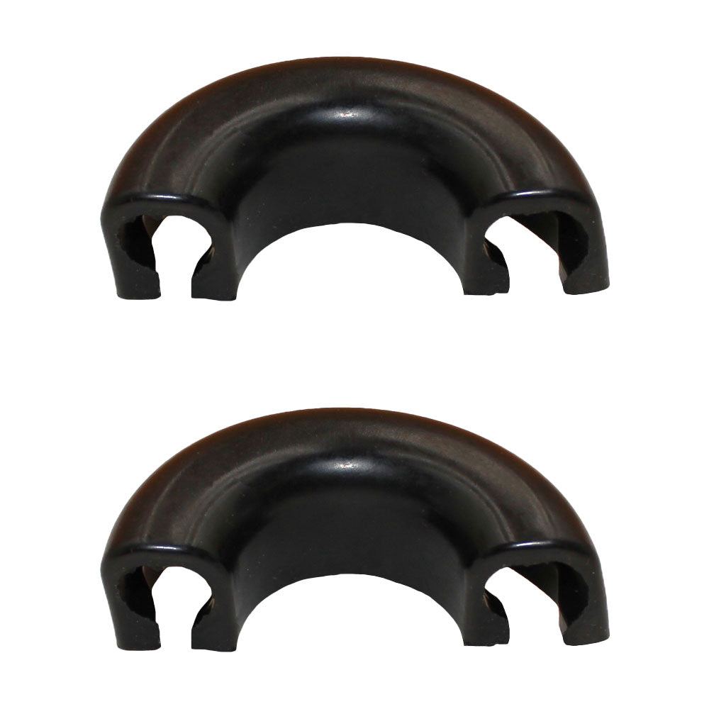 Black D-Ring Isolator Clevis Set for 3/4" Screw Pin Bow Anchor Shackle