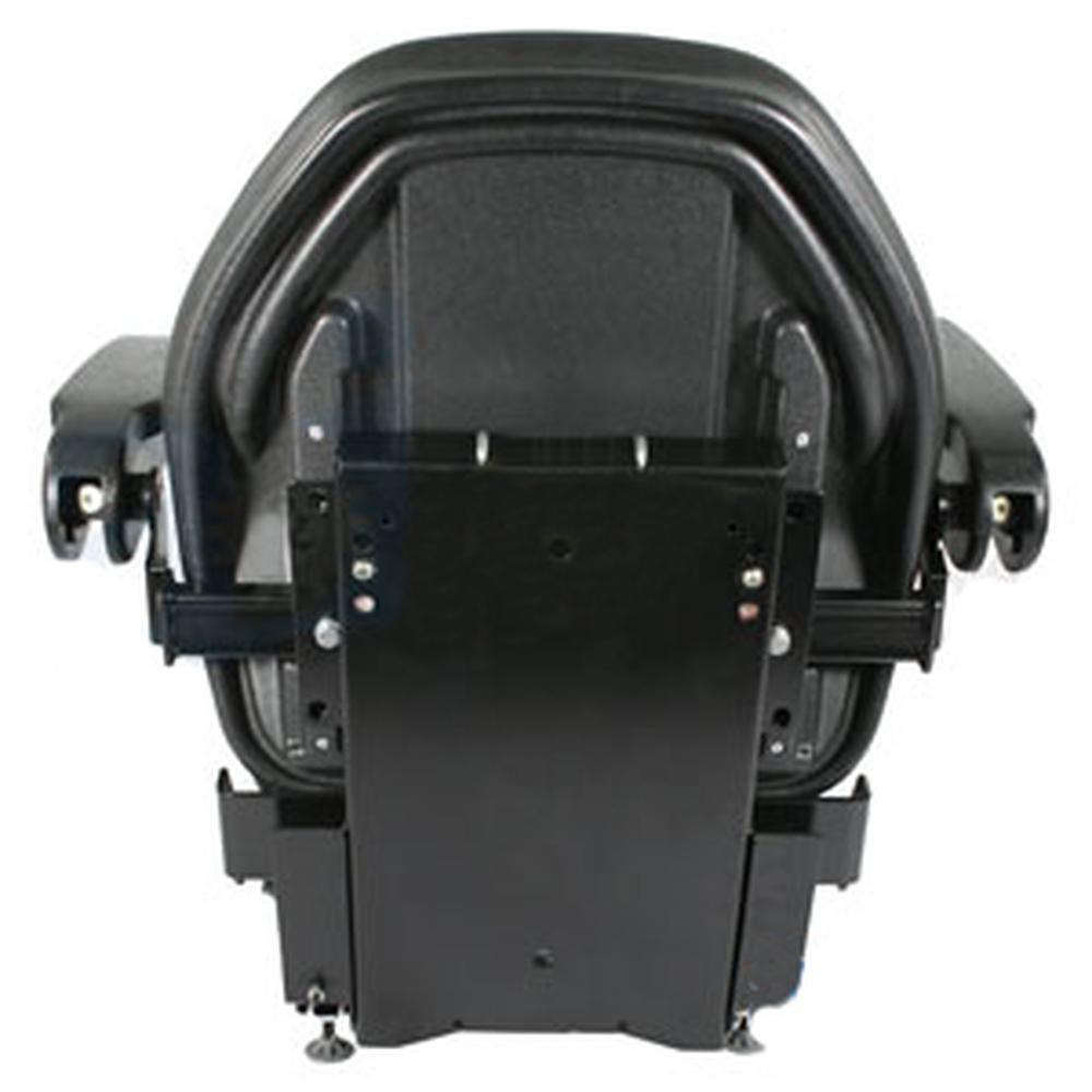 High Back Industrial Seat w/ Suspension Slide Track & Armrests.
