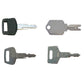 6 pc Equipment Key Set Fits Ford/New Holland Replaces HITACHIKEYSET