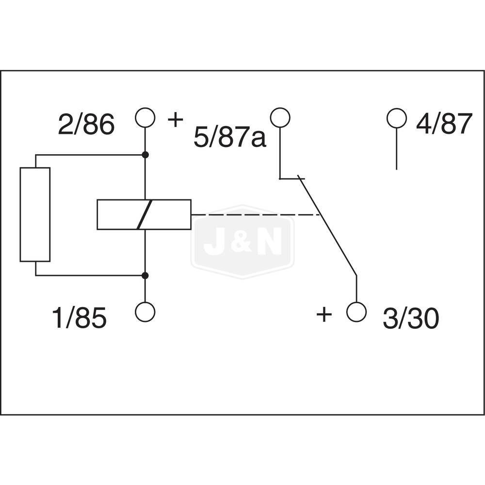 HLA-H41410081-JN Hella Mini Relay