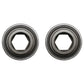 Qty 2: Pre-Lube Hex Bore Spherical Ball Bearing Fits John Deere Replaces AA22097