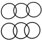 59.4X3.1 Six (6) New Universal Fit O Rings 65.6mm