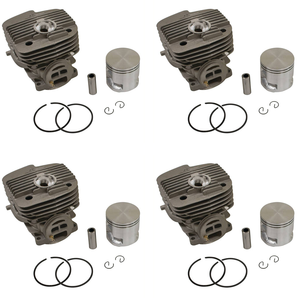 (4) Cylinder & Piston Kits 544935602 Fits Husqvarna Models K960 K970