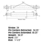 2524 New 2500 & 3000 PSI Cylinder Fits Hercules Snow Plow Models