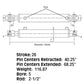 5028 New 2500 & 3000 PSI Double Acting Cylinder Fits Hercules Models