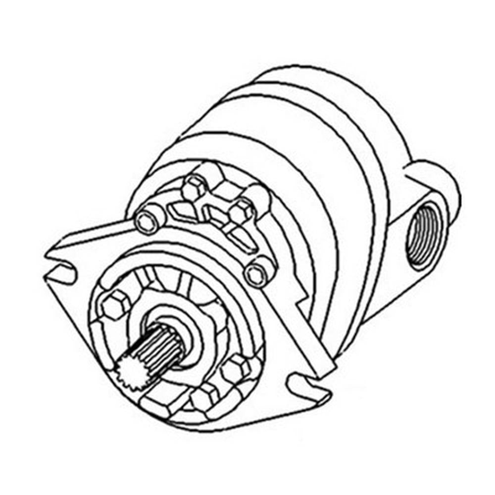 7000205 Hydraulic Pump Fits Massey Ferguson 712 MF30 MF32 MF32A MF34A MF34B MF40