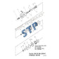 HYM-STP-ME-230-SK Seal Kit for HYM-STP-ME-230FSH1 MOTOR