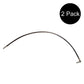 (2 Pack) 45" Snow Plow Angling Ram Hoses w/ 90° Swivel for SNP6156 1304030 21856