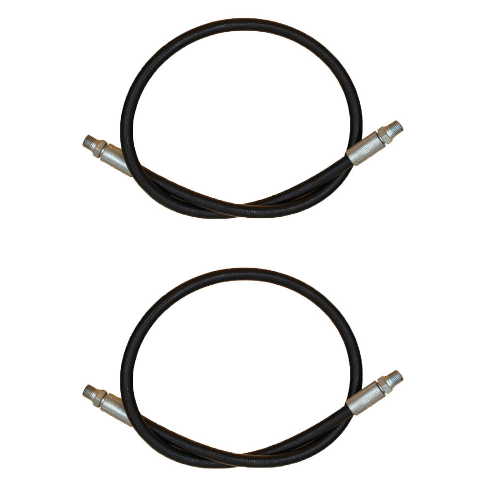 Qty 2: High-Pressure Hydraulic Hoses Fits Western Replaces 1304225
