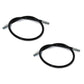 Qty 2: High-Pressure Hydraulic Hoses Fits Western Replaces 1304225