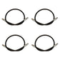 Qty 4: High-Pressure Hydraulic Hoses Fits Western Replaces 1304225