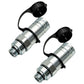 Set Of Two Hydraulic Couplers 1/2" Replaces 3772942M1 3794298M1 3794298M2