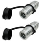Set Of Two Hydraulic Couplers 1/2" Replaces 3772942M1 3794298M1 3794298M2