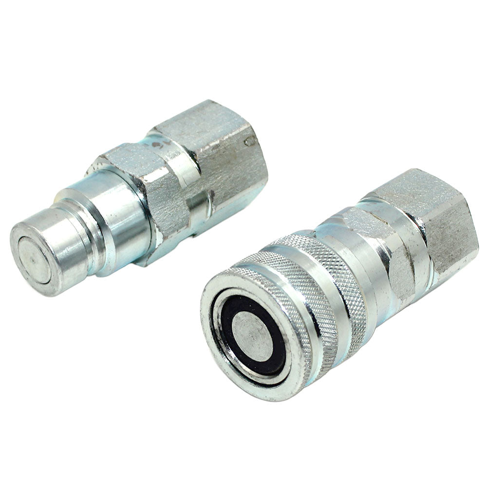 HYDRAULIC COUPLER SET 1/2'' Fits New Holland L175 SKID STEER
