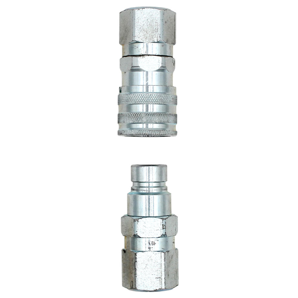 HYDRAULIC COUPLER SET 1/2'' Fits New Holland L175 SKID STEER