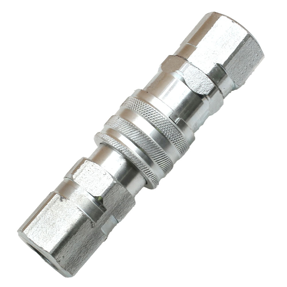 1/2 NPT Flat Face Hydraulic Quick Connect Coupler Coupling Set Skid Steer Fits