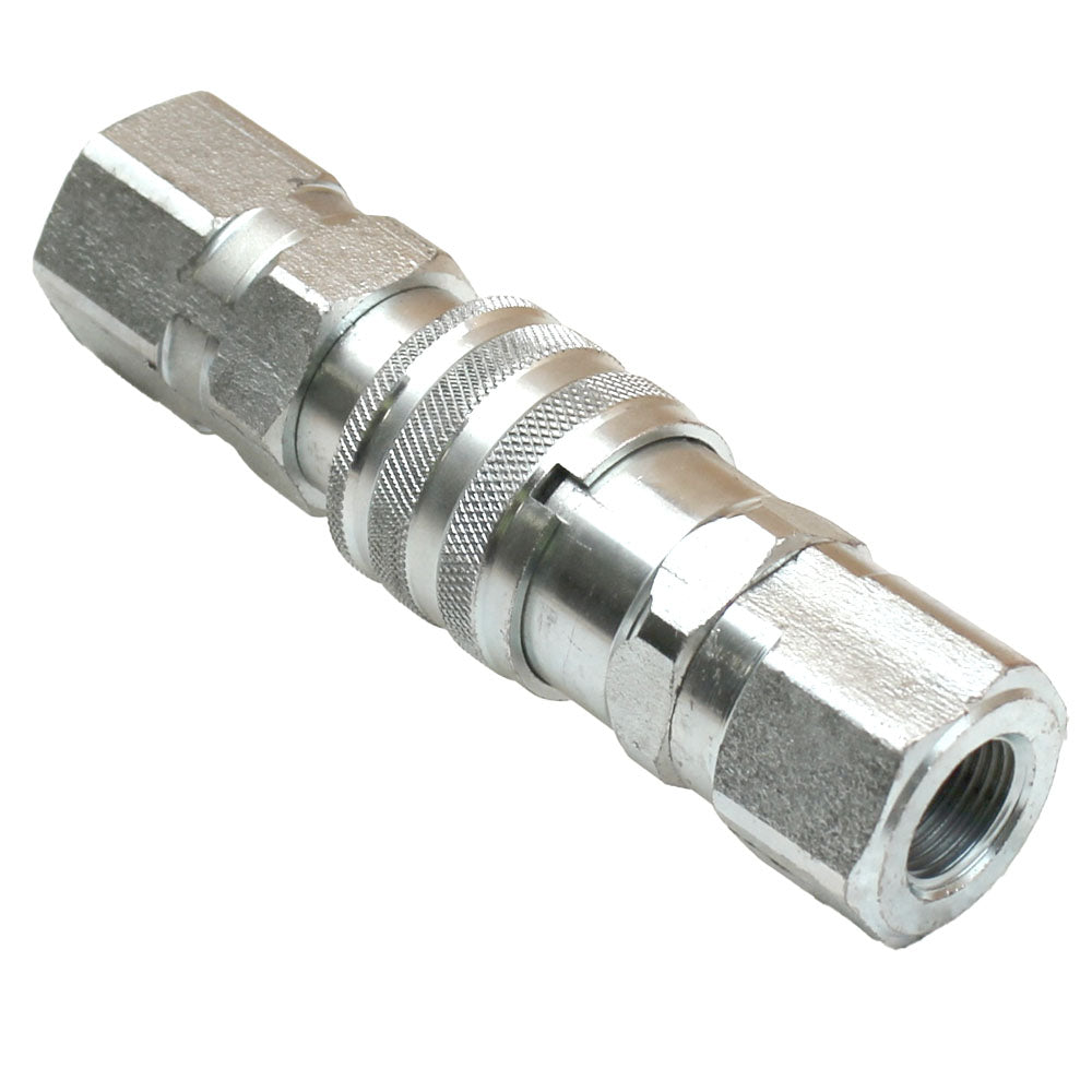 1/2 NPT Flat Face Hydraulic Quick Connect Couplers Coupling Loader Fits Bobcat