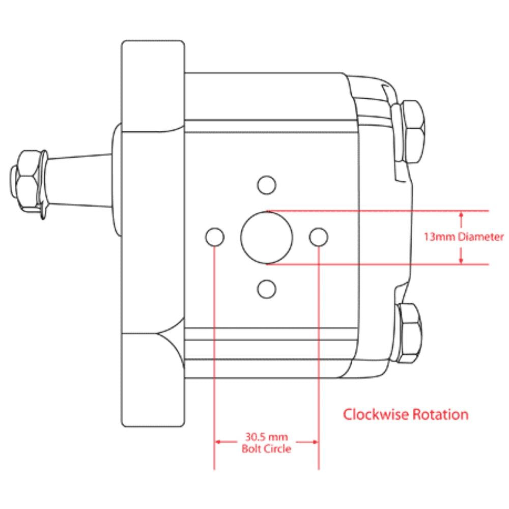 Hydraulic Pump Fits Fiat Replaces 00568162