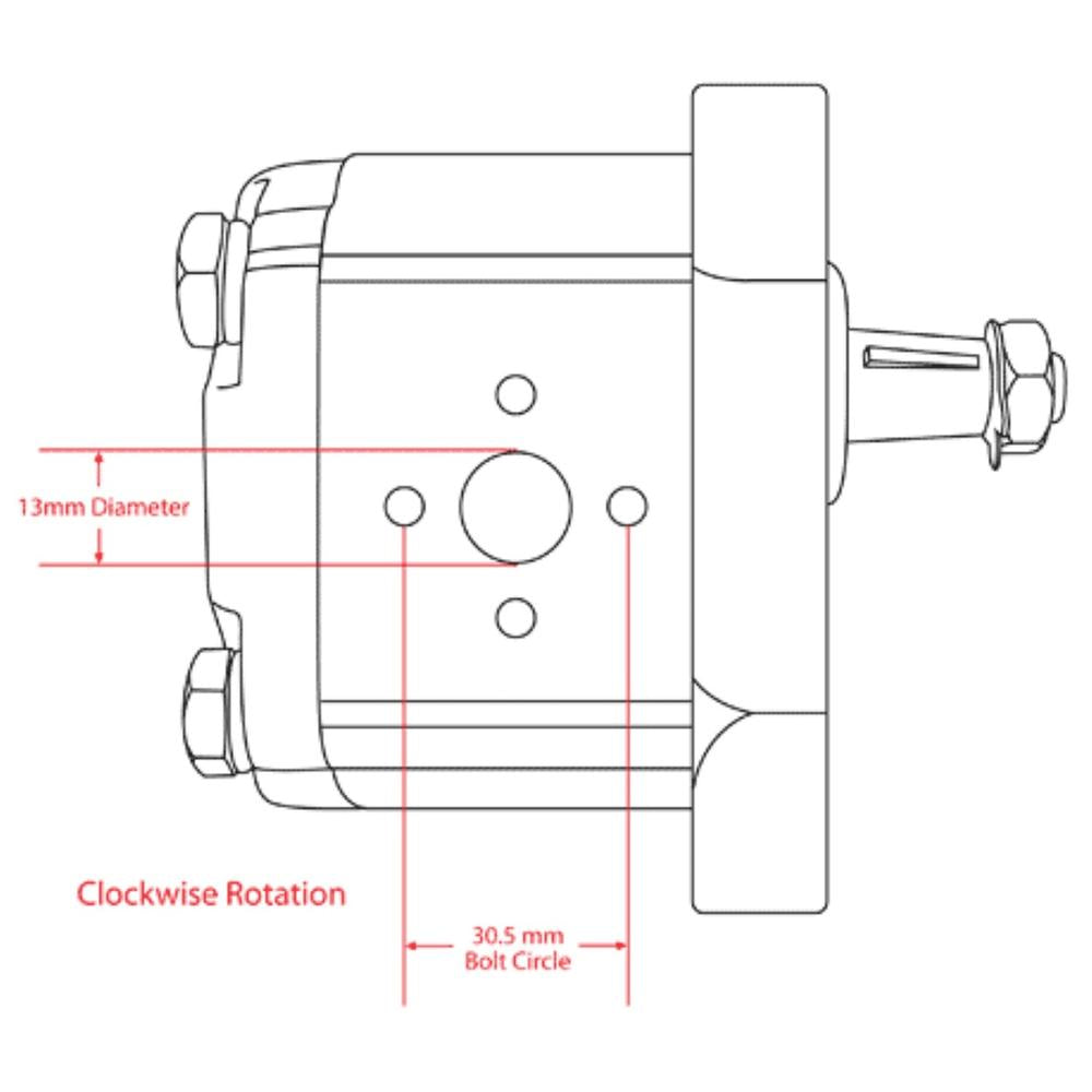 Hydraulic Pump Fits Fiat Replaces 00568162