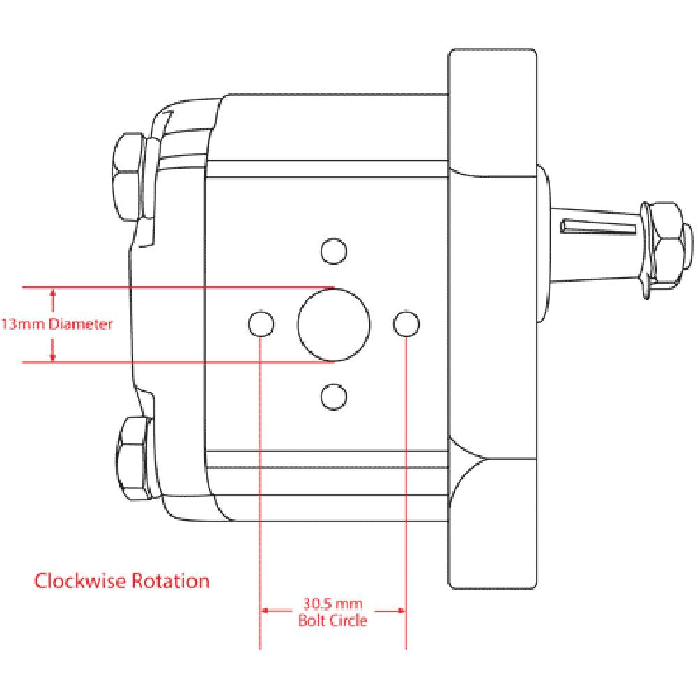 Hydraulic Pump Fits Massey Ferguson Replaces 1825212M91-HYDPUMP