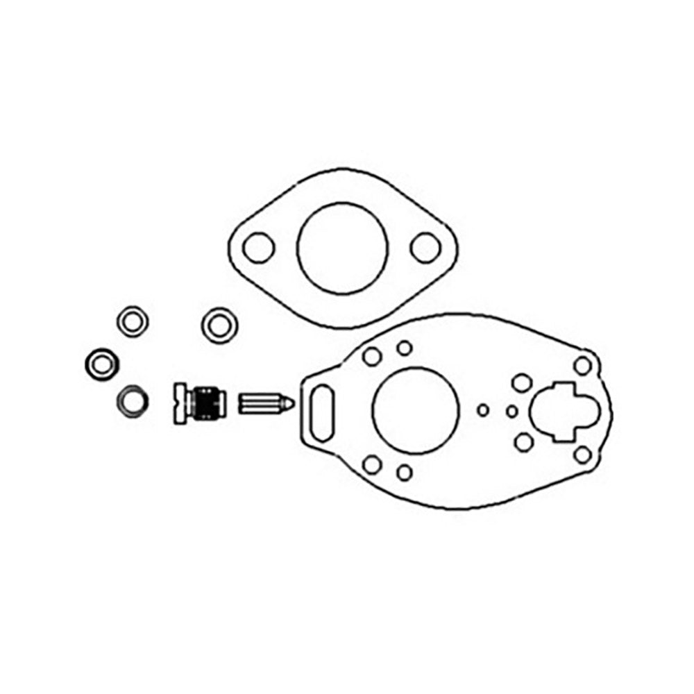 Basic Carburetor Kit Fits Case/International Harvestert