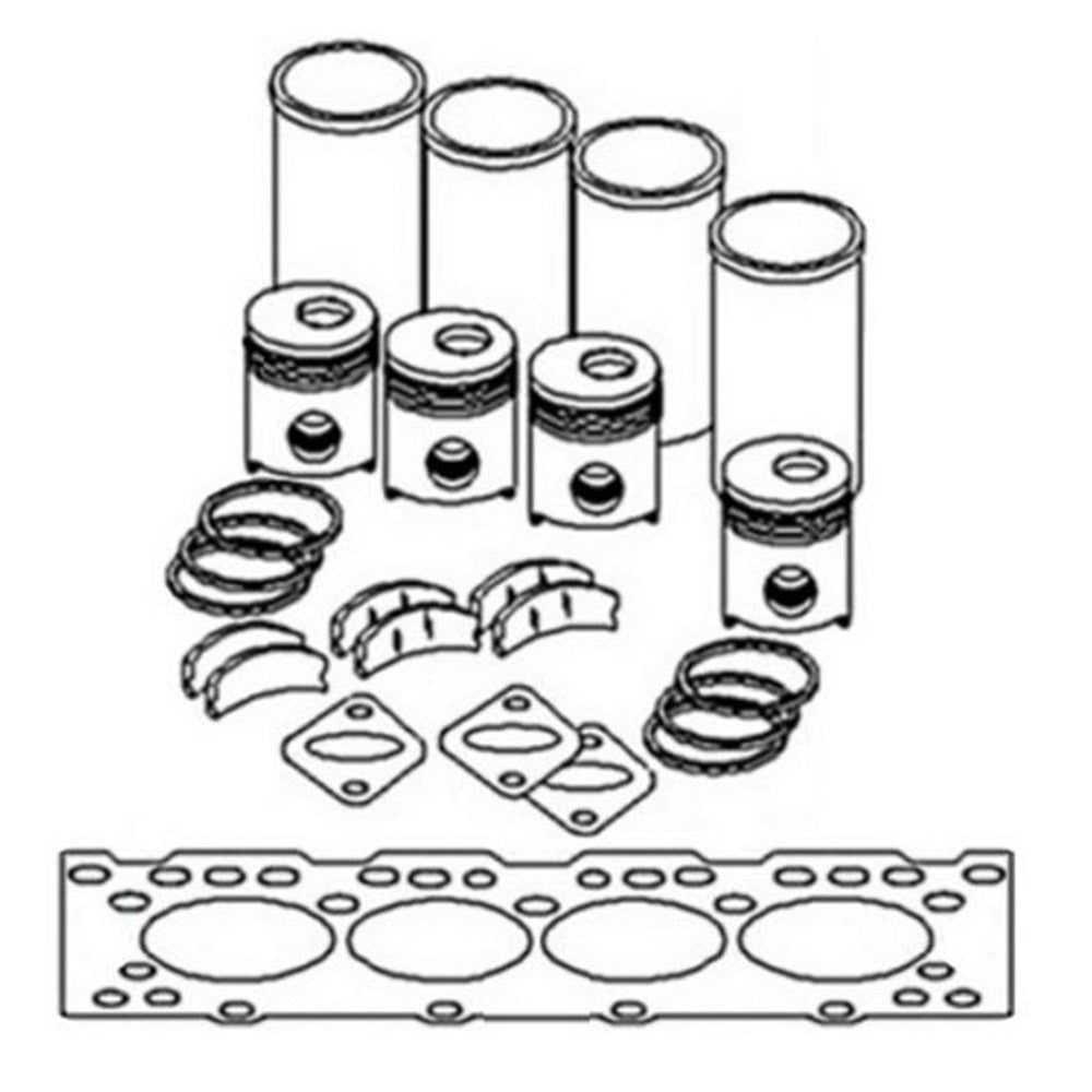 IK112 New In Frame Engine Overhaul Kit Fits Allis Chalmers Tractor WD45