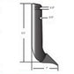 S.22845 Scarifier Shank W/ Tip, 17.5"