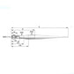 S.77035 Bale Spear - Straight. To fit as: KK241166 Fits Kverneland