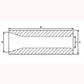 S.1840 Heavy Duty Bale Spear Bushing 221095M Fits Kverneland KK221095M