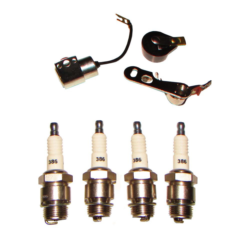 Ignition Tune-Up Kit w/ Plugs Fits John Deere Replaces ITKMFTO20