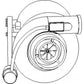 WN-J800426-PEX Turbo Charger Fits International/CaseIH MX240 MX255 MX270 MX285