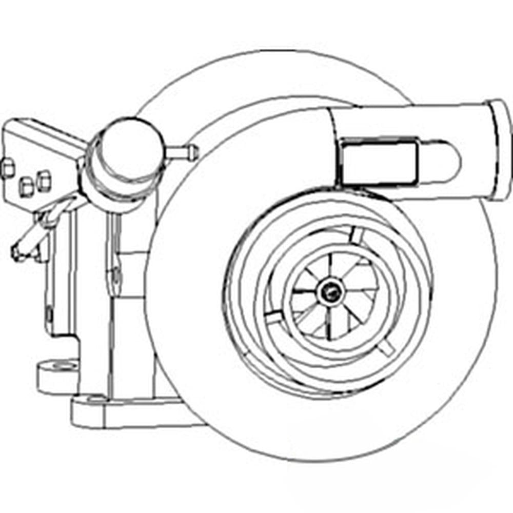 Turbocharger Fits Case/International Harvester Replaces A-J802824