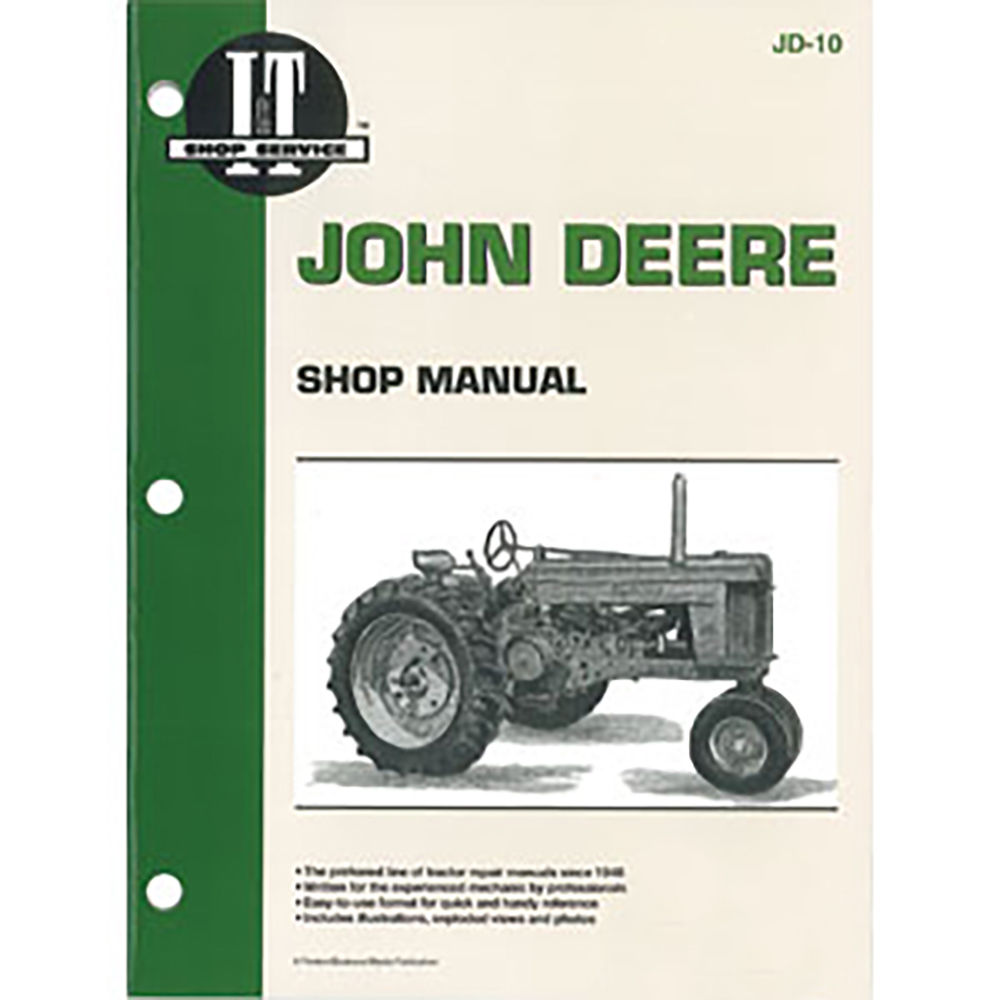 SMJD10 JD-10 New Shop Manual Fits John Deere Tractor 50 60 70