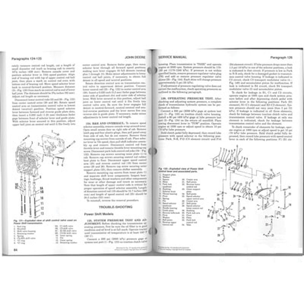 JD-60 I&T Shop Manual Fits John Deere 4055 4255 4455 4755 4955