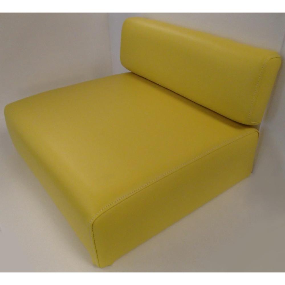 Yellow Backrest & Seat Cushion Set Fits John Deere Replaces YFR3YEL