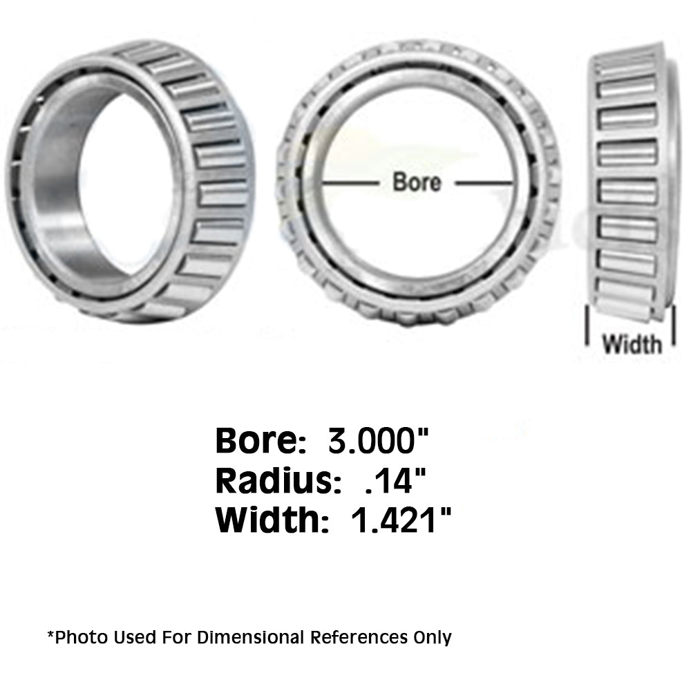 Fits JD10266 Tapered Roller Bearing Cone Fits John Deere Tractor CTS 9400 9410 +