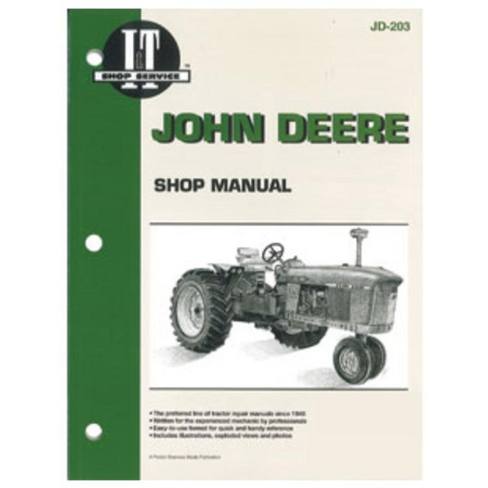 ITJD203 Shop Manual Fits John Deere Gasoline Tractor: 3010 3020 4000 4010