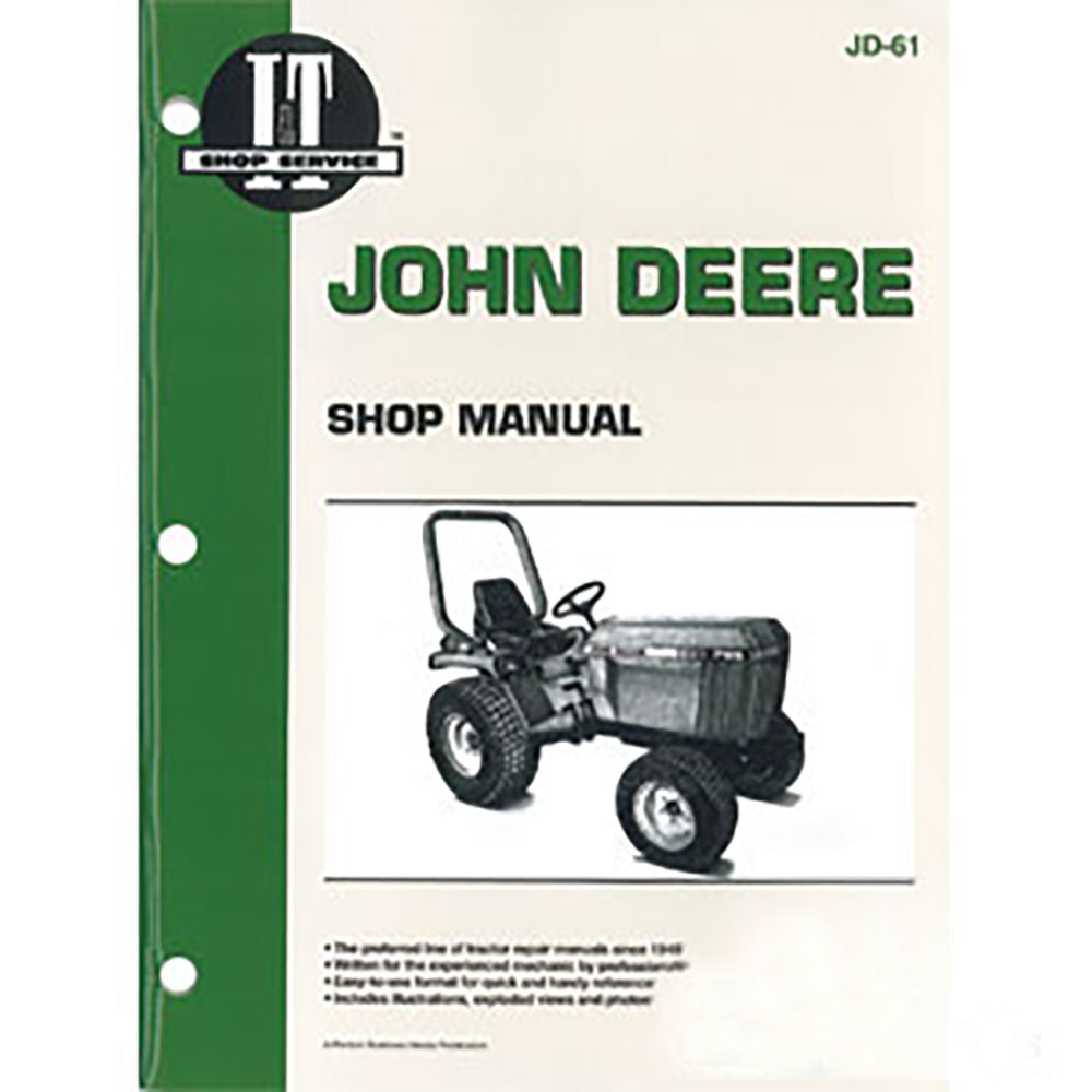 Shop Manual Fits John Deere JD-61