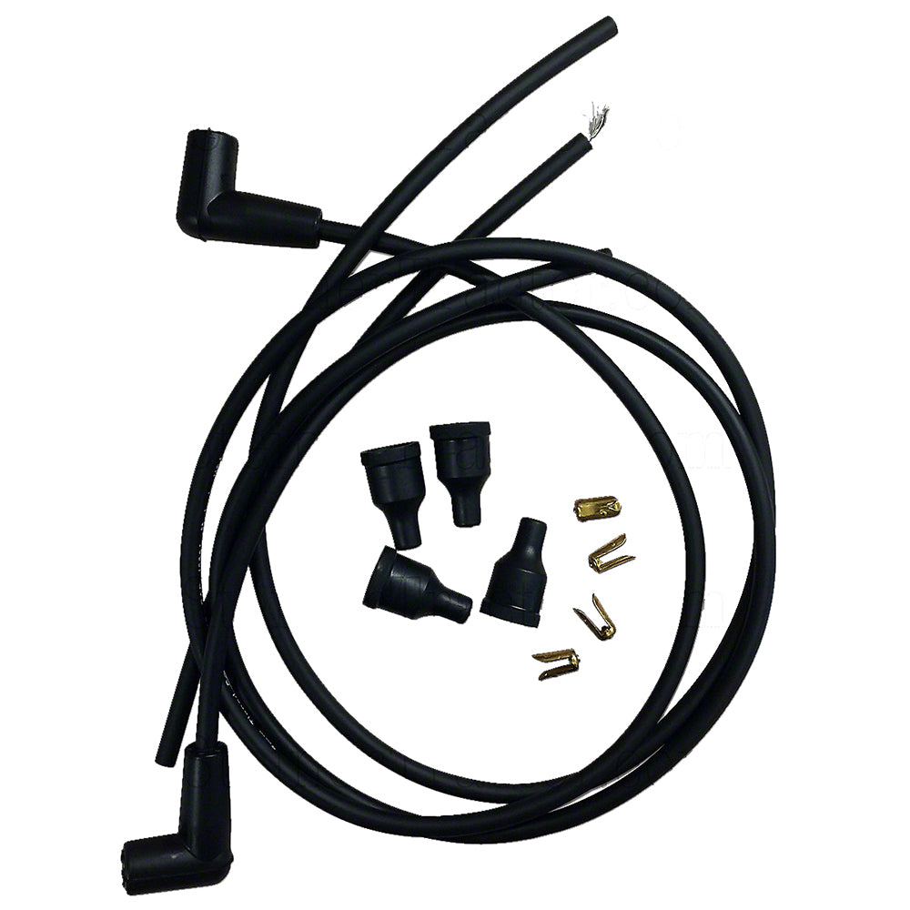 2-Cylinder Spark Plug Wire Set - Copper Core - Fits John Deere 70 (Gas) Tractors